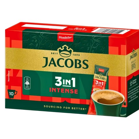 Jacobs 3 in1 Intense 10 szt.