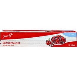 Jeden Tag Worki do Mrożenia z Klipsem 3 l 75 szt.