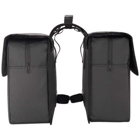 Torba rowerowa West Biking na bagażnik podwójna 36l czarny