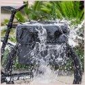 Torba rowerowa West Biking na bagażnik podwójna 36l czarny