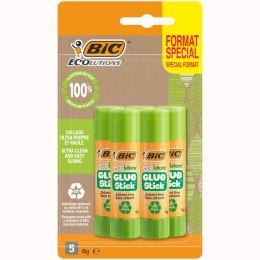 BIC ECOlustions Glue Stick Klej w Sztyfcie 5 sztuk