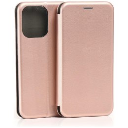 Etui Beline Book Magnetic do Oppo Reno 15 różowo-złoty