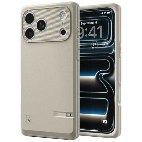 Etui Spigen Classic LS MagSafe do iPhone 17 Pro Max kamienny