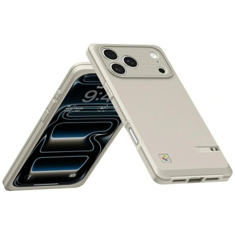 Etui Spigen Classic LS MagSafe do iPhone 17 Pro Max kamienny