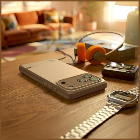 Etui Spigen Classic LS MagSafe do iPhone 17 Pro Max kamienny