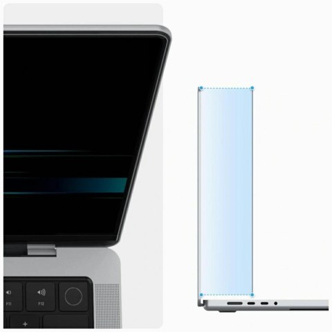 Folia prywatyzująca Spigen Safe View do Macbook Pro 14" M1 2021 / M2 2023 / M3 2023 / M4 2024 / M5 2025 / M5 2026