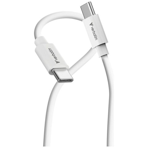 Kable Verbatim Sync & Charge USC-C do C essentials 3 m 100W biały 32409