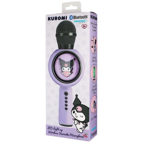 Mikrofon karaoke LED z głośnikiem bezprzewodowym OTL Kuromi