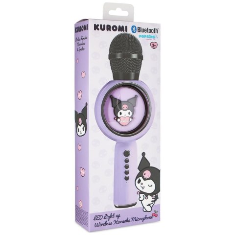 Mikrofon karaoke LED z głośnikiem bezprzewodowym OTL Kuromi