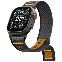 Pasek Spigen Athlex Air do Apple Watch 6/7/8/9/10/11/SE/SE 3/Ultra 1/Ultra 2/ Ultra 3 (44/45/46/49 mm) czarno pomarańczowy
