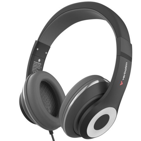 Słuchawki Verbatim TruSound przewodowe USB-C czarny 30198