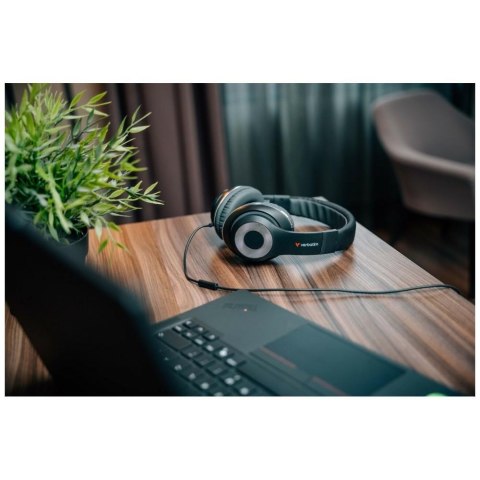 Słuchawki Verbatim TruSound przewodowe USB-C czarny 30198