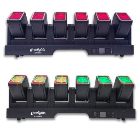 EVOLIGHTS 6 CANNON belka oświetleniowa 6x głowica