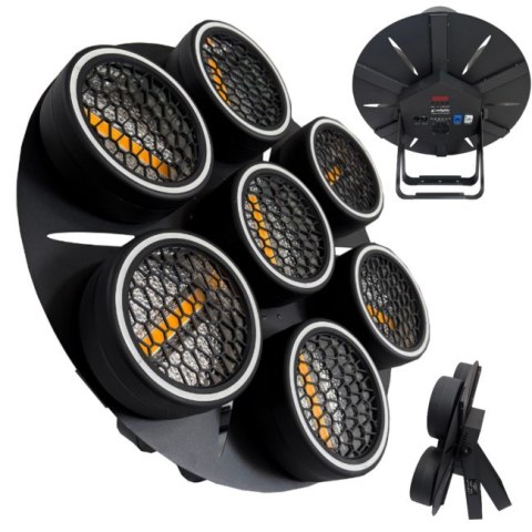 EVOLIGHTS LUMEN 7 RING 7x30W WW + 224x0,5W/31x0,2W