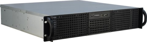 Szafa serwerowa Inter-Tech 2U-20240 ATX, micro ATX, Mini-ATX, Stal, HDD, Sieć, Zasilanie