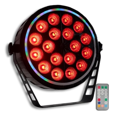 LIGHT4ME RING PAR 18 RGBW reflektor sceniczny efek