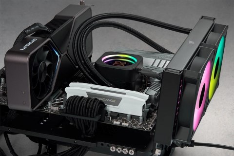 Pamięć RAM DDR5 64GB PC 6000 CL30 CORSAIR ZESTAW (2x32GB) VENGEANCE biały detaliczny
