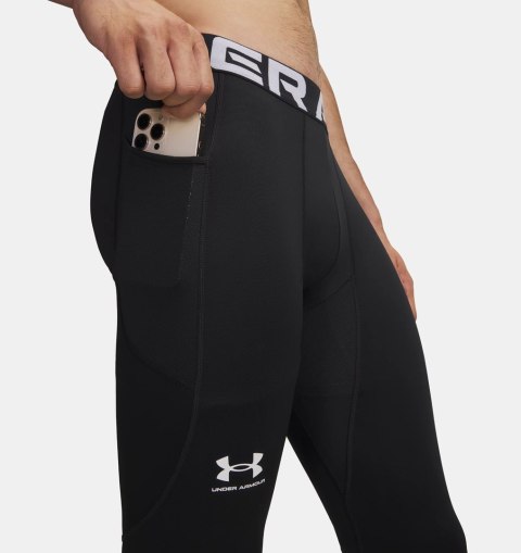 Under Armour ColdGear Compression Męski Czarny Elastan, Poliester