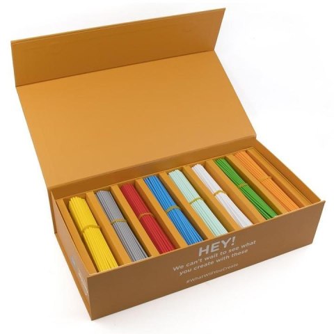 3Doodler Start EDU Plastik Niebieski, Cyjan, Zielony, Szary, Pomarańczowy, Czerwony, Biały, Żółty