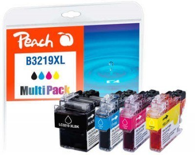 Peach PI500-245 nabój z tuszem 4 szt. Czarny, Cyjan, Purpurowy, Żółty