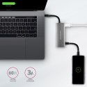 AXAGON HMC-5G21 USB-HUB 2x USB-A + 2x USB-C + HDMI 4K/30Hz, USB-C 3,1 - 13cm