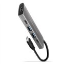 AXAGON HMC-5G21 USB-HUB 2x USB-A + 2x USB-C + HDMI 4K/30Hz, USB-C 3,1 - 13cm