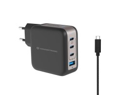CONCEPTRONIC Ładowarka 4Port GaN 3xUSB-C/1xA 100WPD3.0/PPS sw