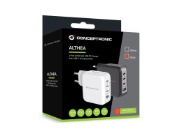 CONCEPTRONIC Ładowarka 4Port GaN 3xUSB-C/1xA 100WPD3.0/PPS sw