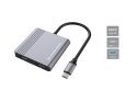 Conceptronic DONN13G stacja dokująca Przewodowa USB 3.2 Gen 1 (3.1 Gen 1) Type-C Szary