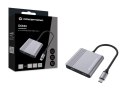 Conceptronic DONN13G stacja dokująca Przewodowa USB 3.2 Gen 1 (3.1 Gen 1) Type-C Szary