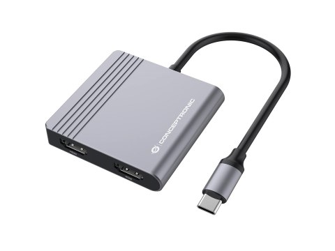 Conceptronic DONN13G stacja dokująca Przewodowa USB 3.2 Gen 1 (3.1 Gen 1) Type-C Szary
