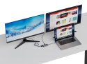Conceptronic DONN21G stacja dokująca Przewodowa USB 3.2 Gen 1 (3.1 Gen 1) Type-C Szary