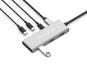 Conceptronic HUBBIES17G huby i koncentratory USB 3.2 Gen 2 (3.1 Gen 2) Type-C 10000 Mbit/s Szary