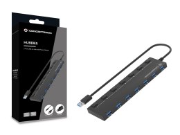 Conceptronic HUBBIES19BP huby i koncentratory USB 3.2 Gen 1 (3.1 Gen 1) Type-A 5000 Mbit/s Czarny