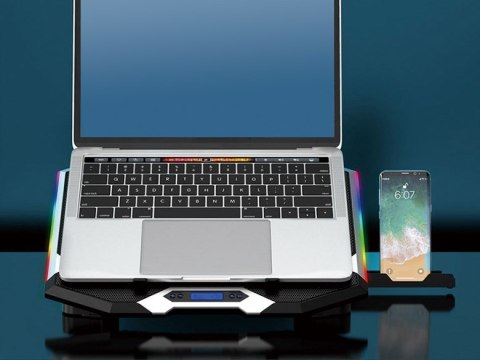 Conceptronic THYIA01B podkładka chłodząca do laptop 43,2 cm (17") Szary