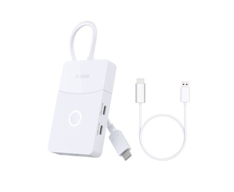 D-Link DUP-501 huby i koncentratory USB 3.2 Gen 1 (3.1 Gen 1) Type-C 5000 Mbit/s Biały