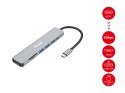 Equip 133494 stacja dokująca Przewodowa USB 3.2 Gen 1 (3.1 Gen 1) Type-C Srebrny