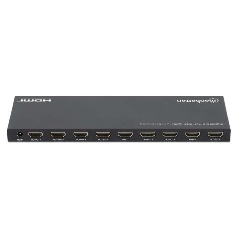 MANHATTAN 4K60Hz 8-portowy rozdzielacz HDMI ze skalowaniem w dół