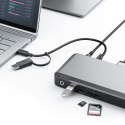 ALOGIC DX3 Przewodowa USB 3.2 Gen 1 (3.1 Gen 1) Type-C Czarny, Szary