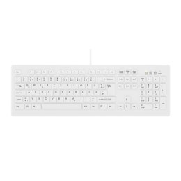 CHERRY AK-C8100F-U1-W/GE klawiatura Medyczna USB QWERTZ Niemiecki Biały