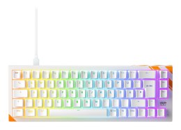 CHERRY K5 PRO TMR COMPACT klawiatura Gaming USB QWERTZ Niemiecki Pomarańczowy, Biały
