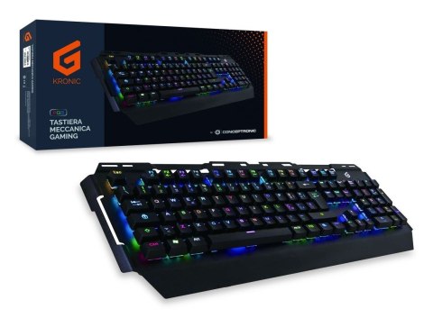 Conceptronic KRONIC klawiatura Gaming USB QWERTY Włoski Czarny