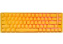 Ducky One 3 SF Yellow klawiatura Gaming USB Niemiecki Żółty