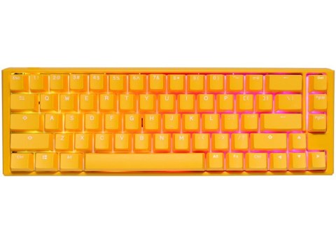 Ducky One 3 SF Yellow klawiatura Gaming USB Niemiecki Żółty