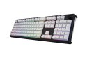 HATOR Skyfall Wireless 100 klawiatura Gaming USB + RF Wireless + Bluetooth QWERTY US English Czarny, Biały