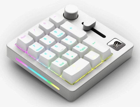 Keychron GMMK Numpad klawiatura Dom/Biuro USB + RF Wireless + Bluetooth Biały