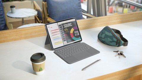 Klawiatura Logitech Combo Touch iPad Air — QWERTZ