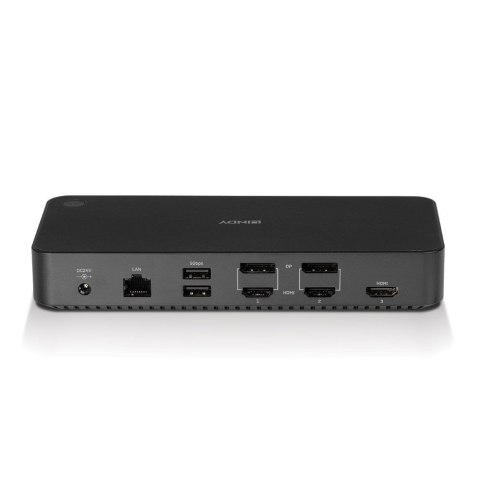 Uniwersalna, hybrydowa stacja dokująca USB typu C i A do laptopa z obsługą 3x4K (DP, HDMI)