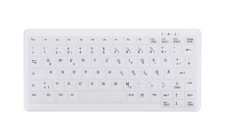 Contour Design Active Key AK-C4110 klawiatura Medyczna USB QWERTZ Niemiecki Biały