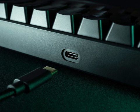 Deltaco Gaming GAM-100-DE klawiatura USB + RF Wireless + Bluetooth QWERTZ Niemiecki Czarny